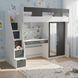 Двухъярусная кровать со столом и шкафом ДКЧ 137 48041 фото 2