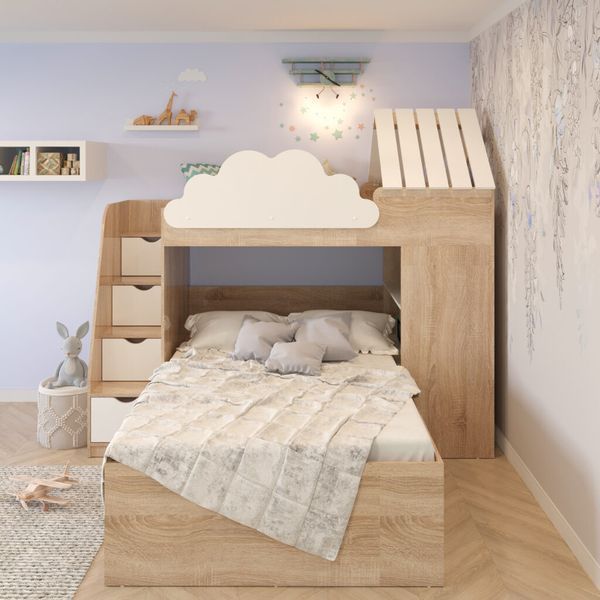 Кровать домик для детей ИНСТ 7186 Б фото